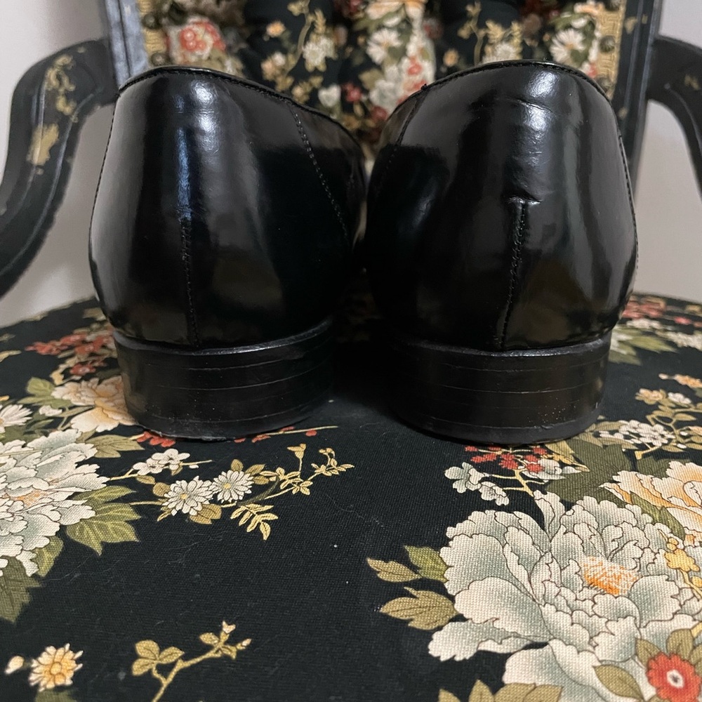 Vintage Johnston & Murphy Black Shoes - Picture 3 of 8